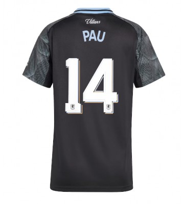 Aston Villa Pau Torres #14 Segunda Equipación Mujer 2025-26 Manga Corta